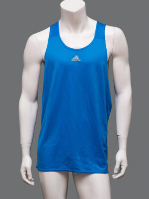 Canotta Blu Adidas L - 3 Pezzi