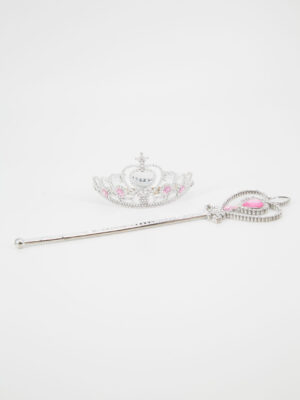 Corone e Scettro da Principessa - 2 Pezzi