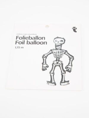 Palloncino Scheletro 1,15 m - 2 Pezzi