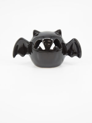 Portacandela Pipistrello Nero - 1 Pezzo